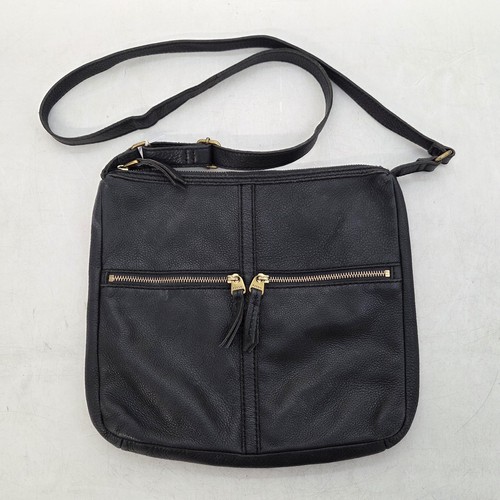Fossil elise black pebbled - elise,