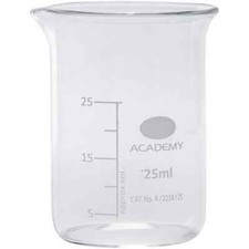 25ml Glass beaker Lab