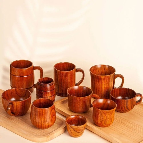 Handmade wooden mug - handmade,