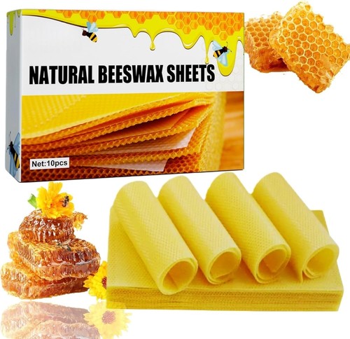 10pcs beeswax sheets - beeswax, sheets,natural