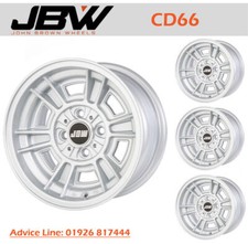 8x 13 JBW CD66 Wheels 4 x 98 PCD Set of 4 Silver