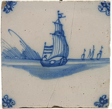 Antique Dutch Delft Blue &