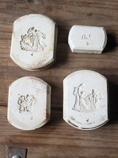 4 x ceramic wedgwood mould