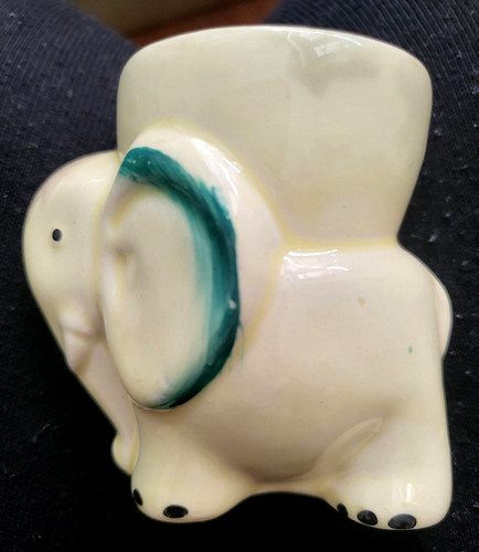 Vintage elephant novelty egg - elephant,