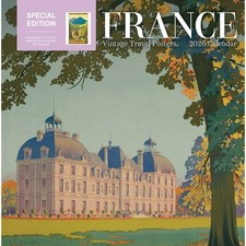 France, Vintage Travel Posters Calendar 2026 - Travel - Month To View