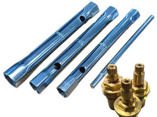 Plumber Tap Cartridge Box Spanner Tool Set - Ceramic Disc & Washer Type Removal