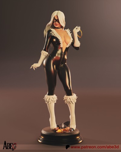 Black cat marvel spider - marvel, spider-man