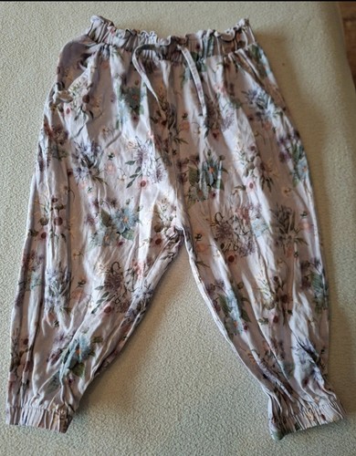 Pretty lilac floral harem - lilac,