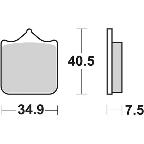 Ant racing brake pads sbs - brake,