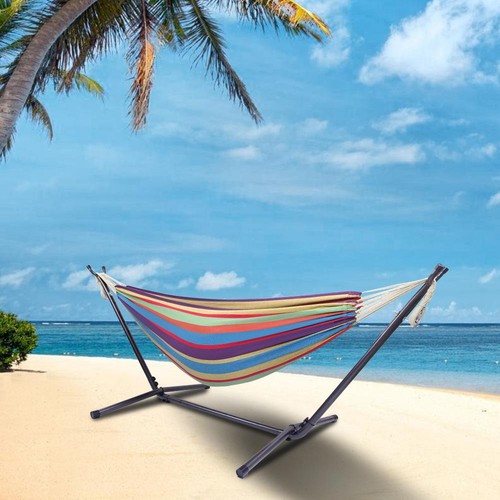 Double hammock with stand - ft,