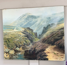 VINTAGE ANTIQUE SIGNED OIL ON