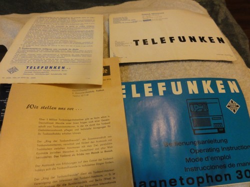 Vintage telefunken magnetophon - vintage,