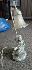 VINTAGE CHERUB TABLE LAMP
