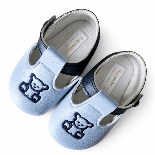 Baypods baby shoe sky navy - shoe, sky/navy