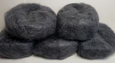 5 x 25gm Balls Rowan Kidsilk Haze Mohair Silk Wool Yarn Job lot # 43