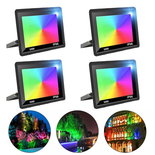 4pcs rgb led - 4pcs, light