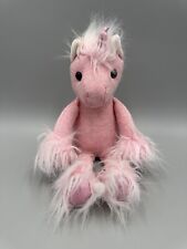 The Bearington Collection Pink Unicorn Cloth Style Plush 14” Stuffed Animal