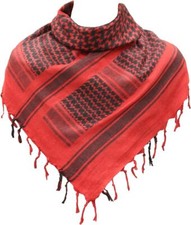 100% Soft Cotton Shemagh Scarf Arab Keffiyeh Military Desert Head Neck Wrap mask