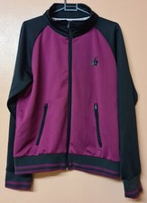 West Ham United FC Track Jacket Purple Claret Black Polyester Size 18