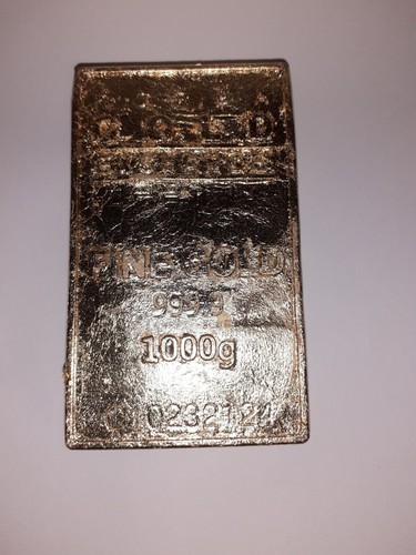 Gold bar bullion - bar,