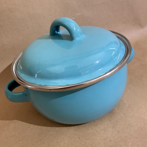 Vintage baby blue enamel - vintage,