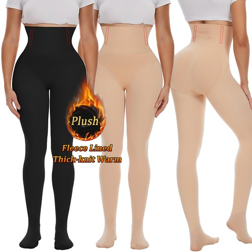 Fleece lined women tights leg - fleece,