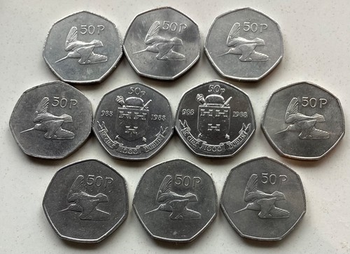 Irish 50p aunc - aunc, /