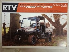 2019 Kubota RTV X900 X1110 UTV Full Brochure