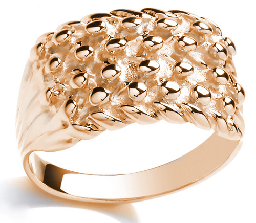 Solid 9ct yellow - gold, on