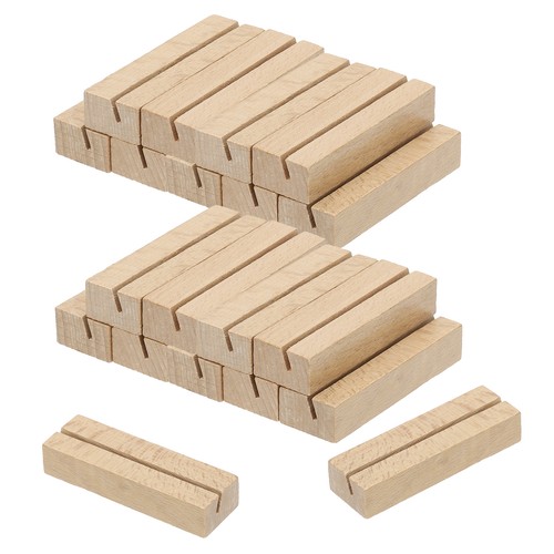 Wood place card - place, holder,