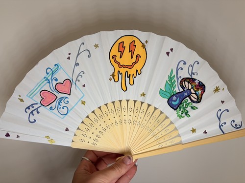 Custom paper handheld foldable - paper,