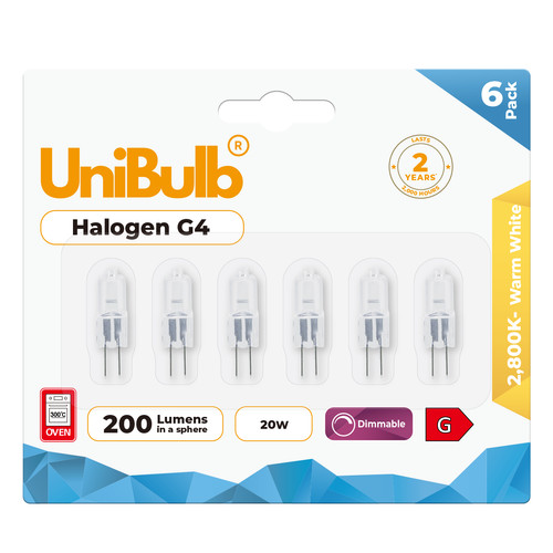 Unibulb halogen capsule - 6x,