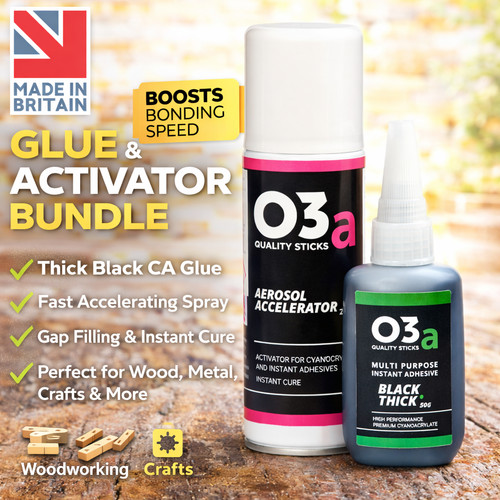 O3a black glue - black,