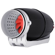 Silent Acoustic Mixed Flow Inline Fan 8" Quiet Hydroponic Ventilation Extractor