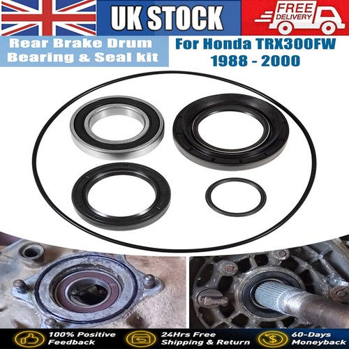 Rear brake drum bearing - drum,