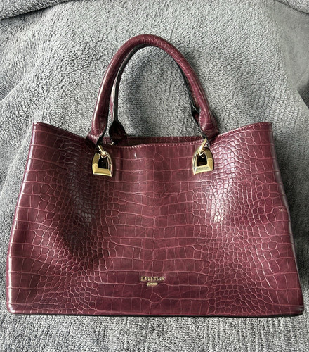 Dune london burgundy croc - dune,
