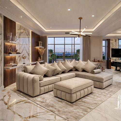 Luxury lilly corner sofa - luxury,