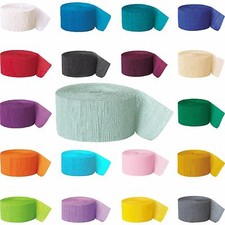 6 x Crepe Paper Rolls 81ft -