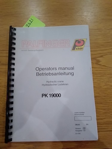 Palfinger hiab crane 19000 - crane, pk