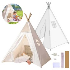 Large Canvas Kids Teepee Lace