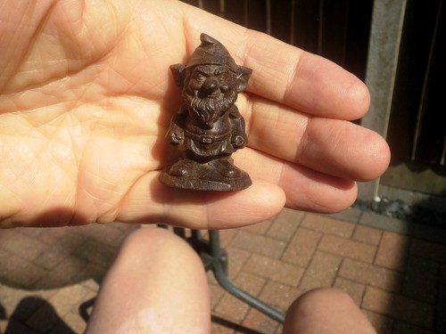 Carved wood netsuke - of, a