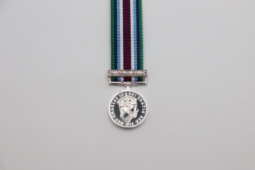Wider service medal - wider, miniature