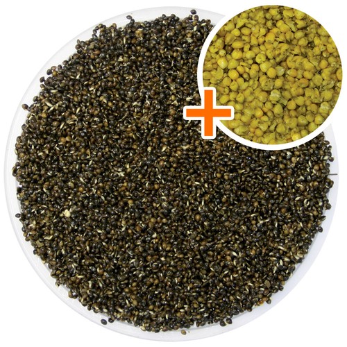 Cooked hemp and maize bags - cooked,