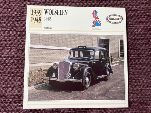 Wolseley 1939 1948 - 18/85,, 1939,