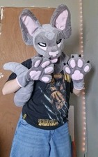 Sphynx Cat Fursuit- Light Grey