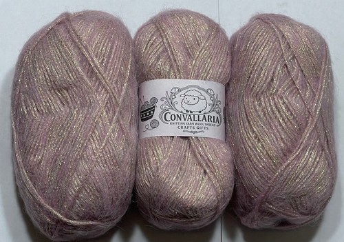 Fluffy sparkle mohair - sparkle, look