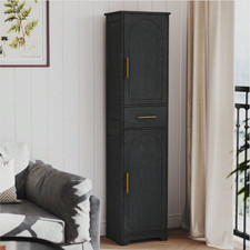 White-Black Tall Bathroom