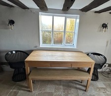 Habitat Solid Oak Dining Table