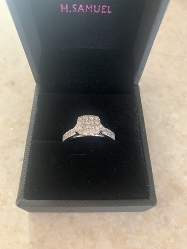 Samuel princessa 9ct white - h,