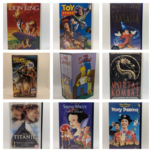 Vhs movie tapes collection - tapes,